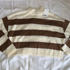 Striped Cropped Sweater